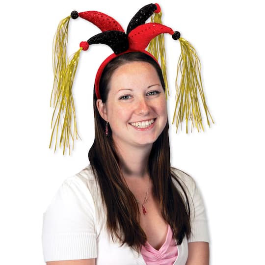 Beistle Adult Tasseled Jester Headband | Michaels®
